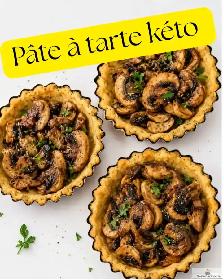Tartelette kéto. Pâte à tarte à la poudre d'amande