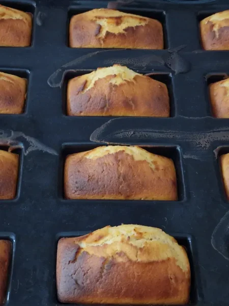 Mini cake au citron sans beurre