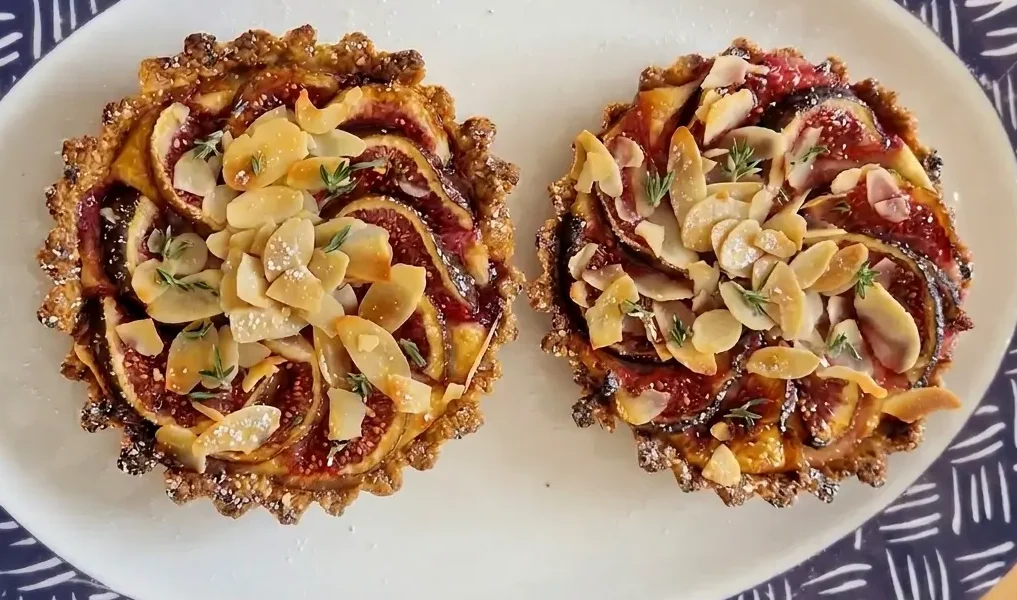 Tartelettes aux figues et à la crème d'amandes sans gluten