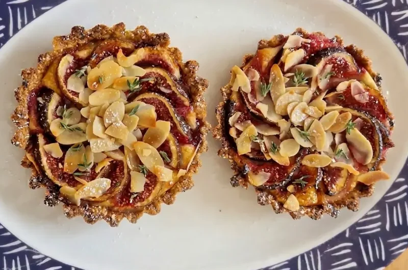 Tartelettes aux figues et à la crème d'amandes sans gluten